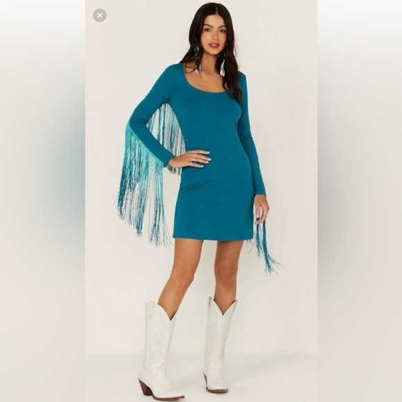 Women’s Fringe Dress - Picture 1 of 4
